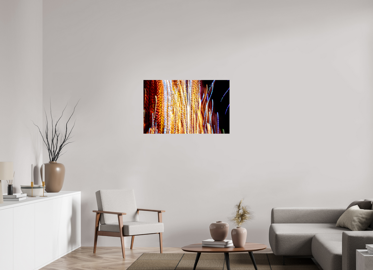 96 x 60 cm, Tirage photo contrecollé sur Dibond Ode aux filaments célestes