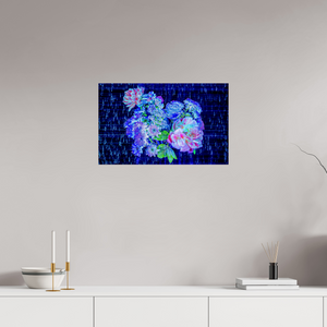 64 x 40 cm, Tirage simple sur papier photo Fuji Crystal Pearl Floraisons au cœur du code stellaire