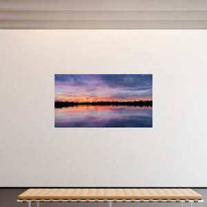 220,1 x 120 cm, Tirage photo sous Verre acrylique 1 Reflets d’un Même Ciel I – Naissance du Feu