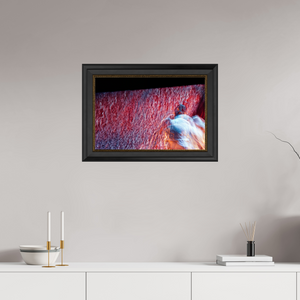 60 x 40 cm, 11 Cadre Noir-Or Là où le feu se transforme en pluie