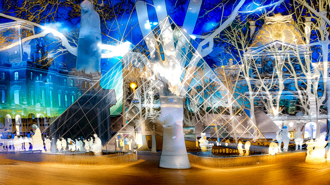 Main image Sous la pyramide cette nuit-là, l’architecture a décidé de raconter l’histoire