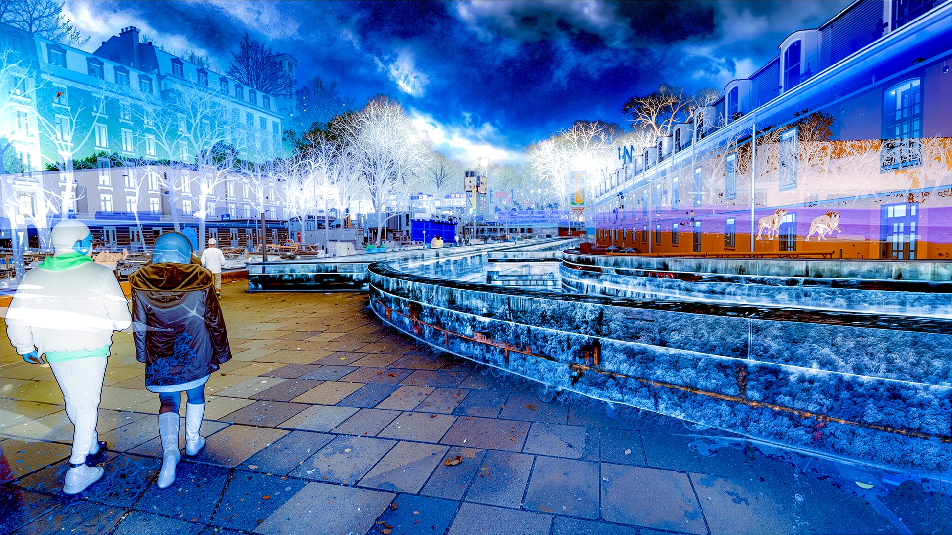 The walk was no longer quite the same