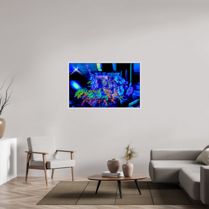 128 x 80 cm, 9 Caisse américaine Blanche Le bouquet où nos rêves s’illuminent