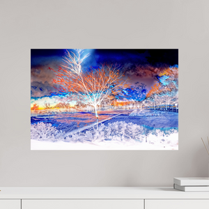 58,4 x 40 cm, Tirage simple sur papier photo Fuji Crystal Pearl L’arbre qui se souvenait de tous les ciels