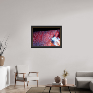 90 x 60 cm, 11 Cadre Noir-Or Là où le feu se transforme en pluie