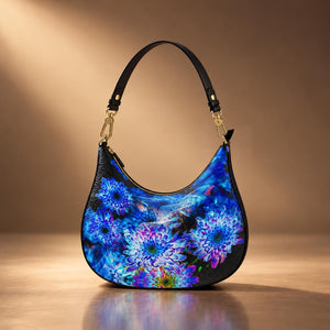 "Celestial Flowers" curved bag