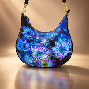 "Celestial Flowers" curved bag