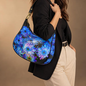 "Celestial Flowers" curved bag