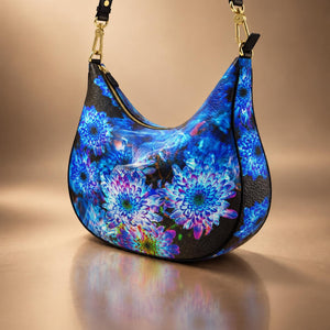 "Celestial Flowers" curved bag