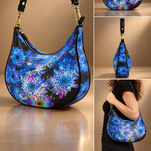 "Celestial Flowers" curved bag
