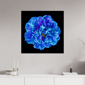 Le Cœur Bleu qui S’ouvre à la Nuit - Idealart