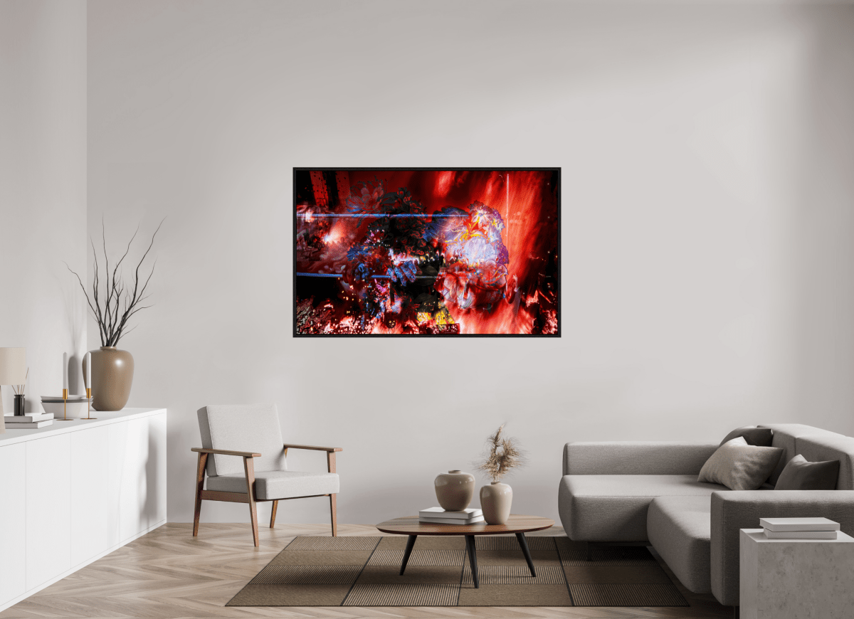 L’étreinte des pétales ardents - Idealart