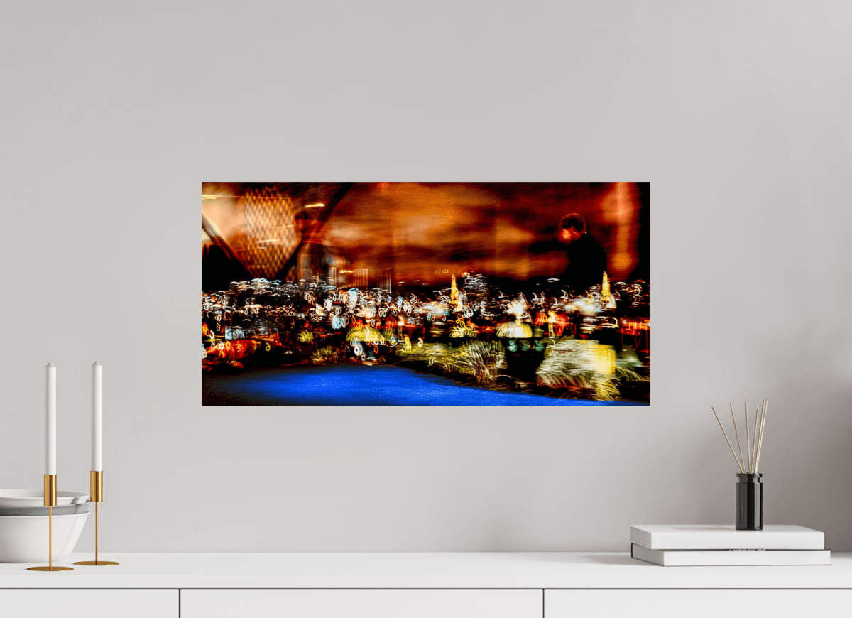 Promeneur des nébuleuses urbaines - Idealart