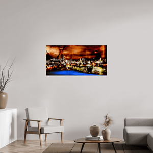 Promeneur des nébuleuses urbaines - Idealart