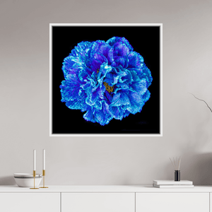 Le Cœur Bleu qui S’ouvre à la Nuit - Idealart