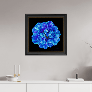 Le Cœur Bleu qui S’ouvre à la Nuit - Idealart