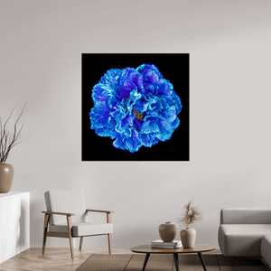 Le Cœur Bleu qui S’ouvre à la Nuit - Idealart