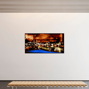 Promeneur des nébuleuses urbaines - Idealart