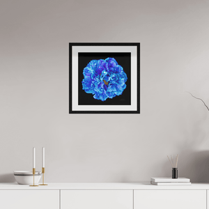 Le Cœur Bleu qui S’ouvre à la Nuit - Idealart