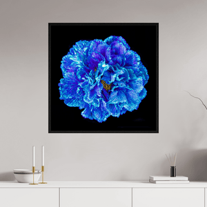 Le Cœur Bleu qui S’ouvre à la Nuit - Idealart