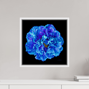 Le Cœur Bleu qui S’ouvre à la Nuit - Idealart