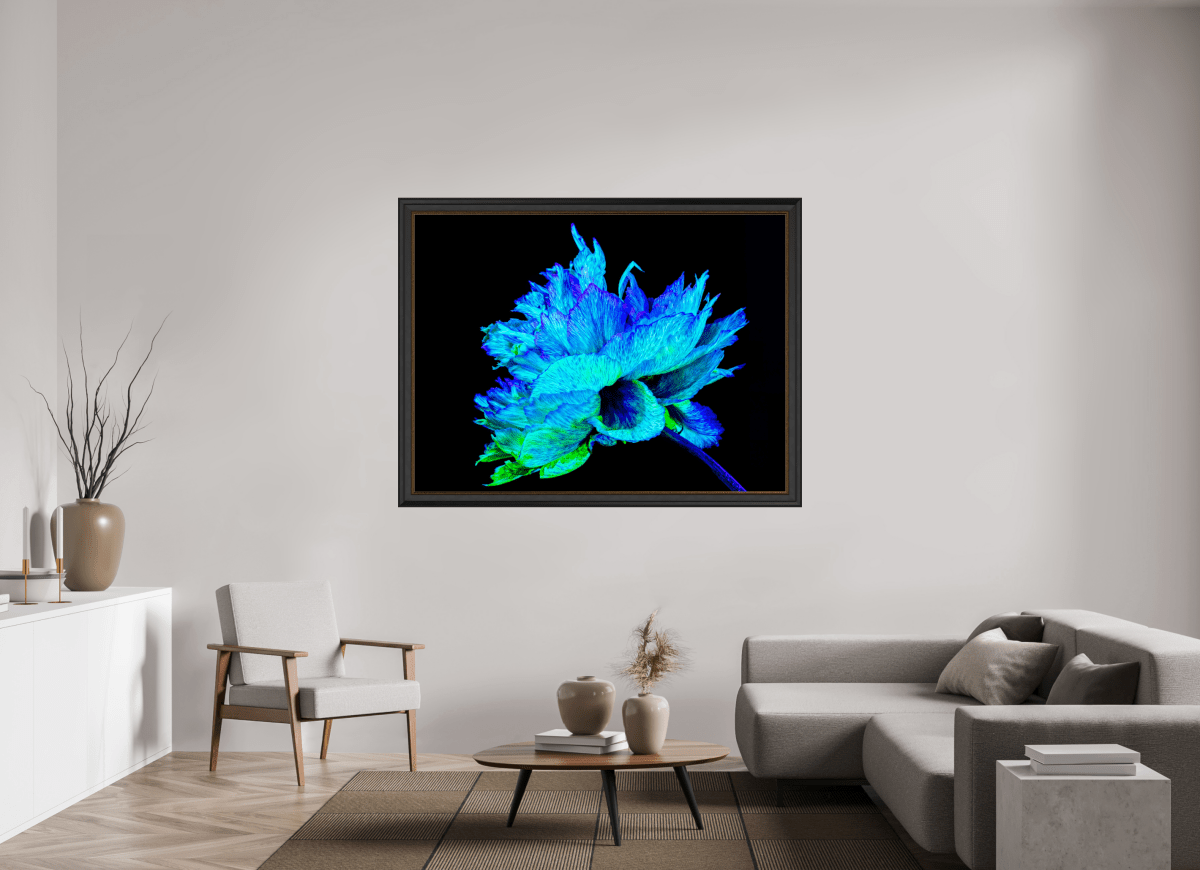 L’Éclat Bleu de la Pivoine Astrale - Idealart