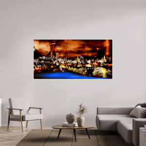 Promeneur des nébuleuses urbaines - Idealart