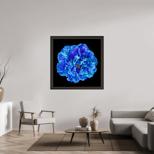 Le Cœur Bleu qui S’ouvre à la Nuit - Idealart