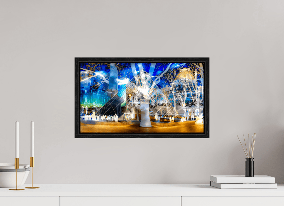 Sous la pyramide cette nuit - là, l’architecture a décidé de raconter l’histoire - Idealart