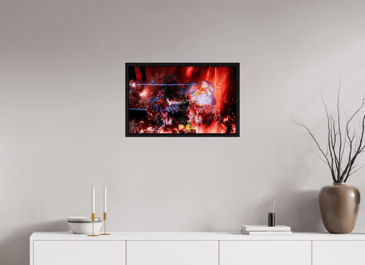 L’étreinte des pétales ardents - Idealart