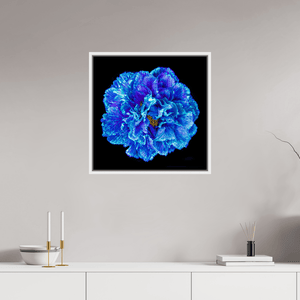 Le Cœur Bleu qui S’ouvre à la Nuit - Idealart