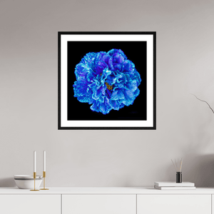 Le Cœur Bleu qui S’ouvre à la Nuit - Idealart