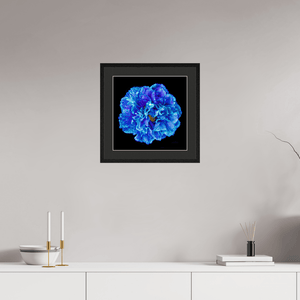Le Cœur Bleu qui S’ouvre à la Nuit - Idealart