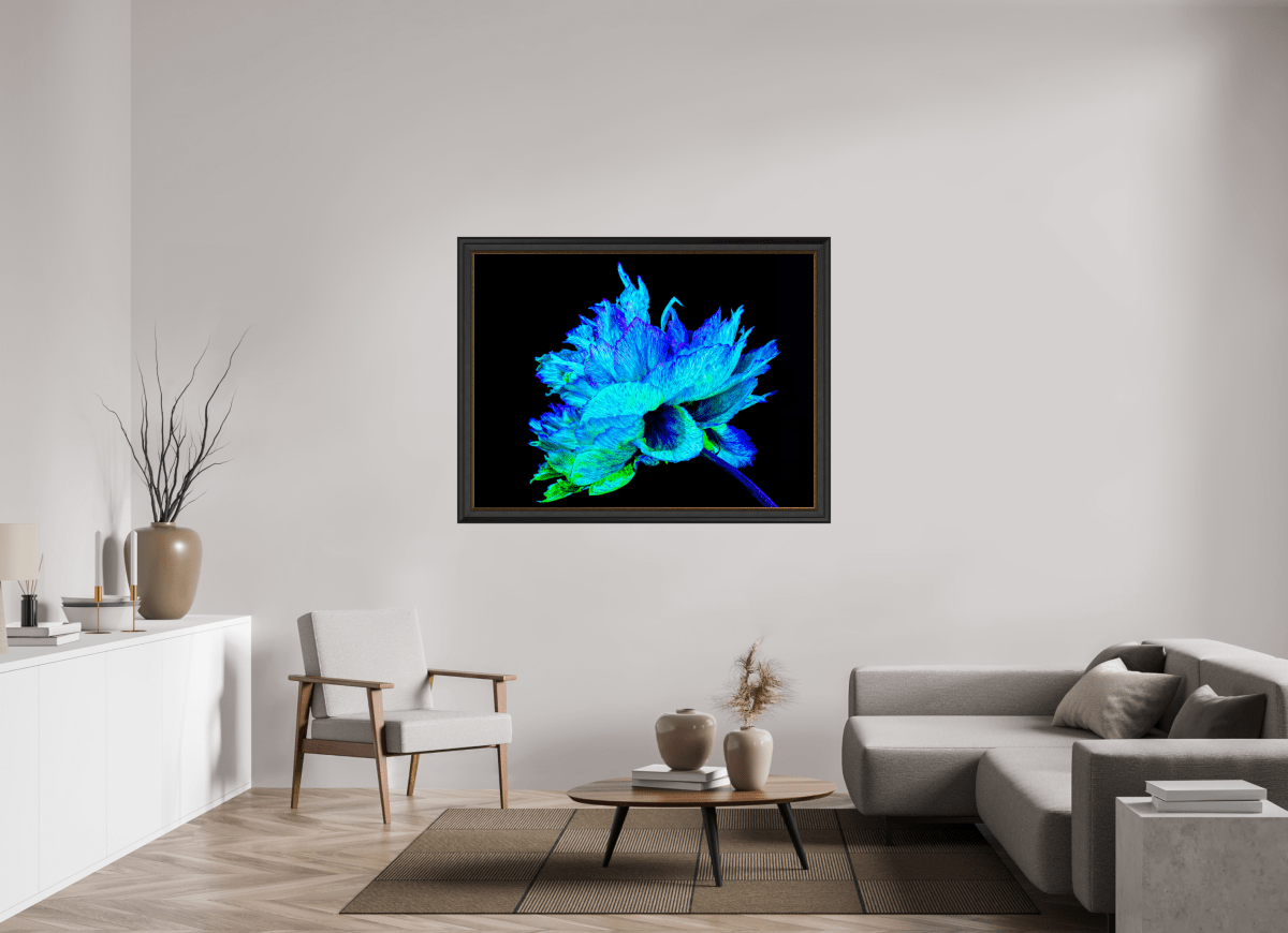 L’Éclat Bleu de la Pivoine Astrale - Idealart