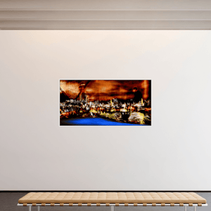 Promeneur des nébuleuses urbaines - Idealart