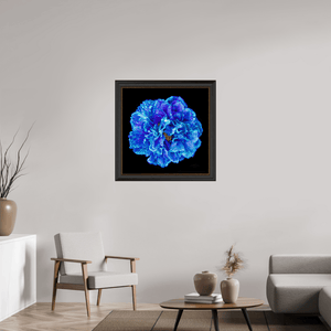 Le Cœur Bleu qui S’ouvre à la Nuit - Idealart