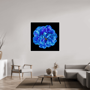 Le Cœur Bleu qui S’ouvre à la Nuit - Idealart