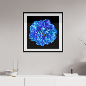 Le Cœur Bleu qui S’ouvre à la Nuit - Idealart