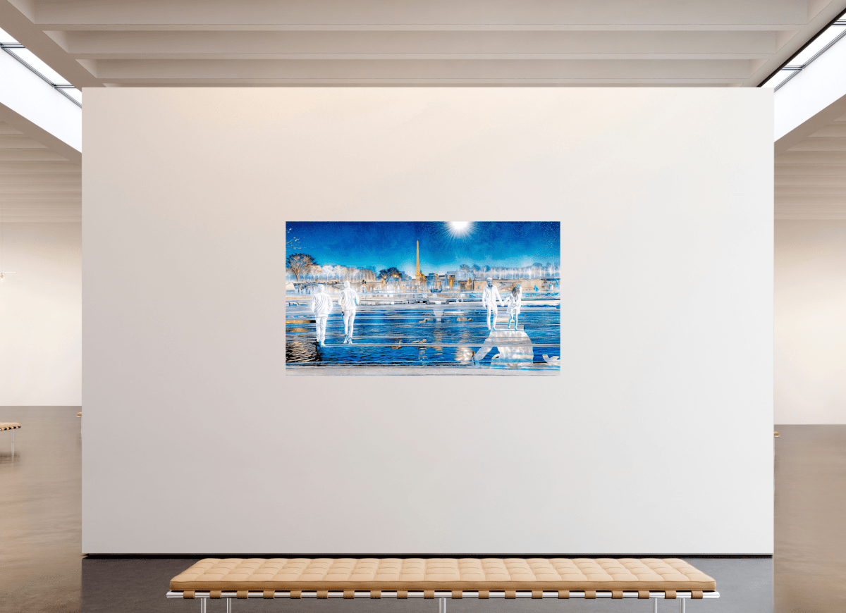 Les pas flottaient au - dessus du temps - Idealart